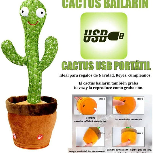 Cactus Bailarines Carga Usb